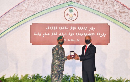 Mathee dharaja hoadhaa faraaiythakah Raees dhevvaa haassa inaamah kurimathilaan hulhuvaalaifi