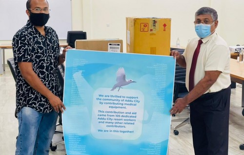 Addu equatorial hospital ah 1000 test kit hadhiyaa koffi