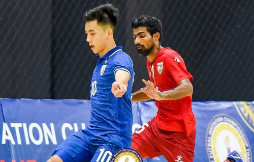 Dhuniyeyge futsal ranking ge 19 vanaigai oiy varugadha Thailand athun Raajje balivejje