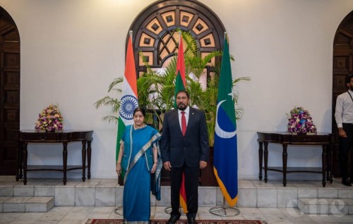 Qasim discusses parliament election with Minister Swaraj