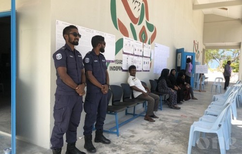 Three arrested in Addu City for taking photo of ballot paper