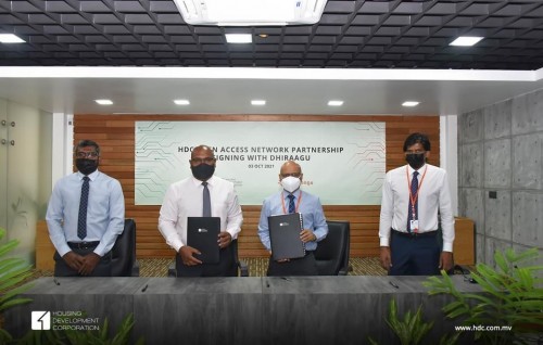 Dhiraagun Hulhumale' 2 vana fiyavassah internet aai TV ge hidhumaiy fashaifi