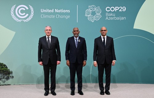 President Dr Muizzu attends COP29 opening session