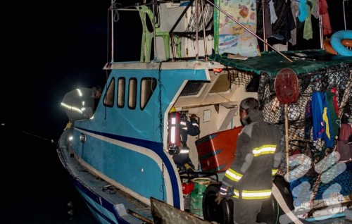 Four injured in fire on boat in Thinadhoo harbor