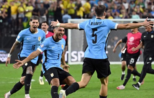 Brazil katuvaalai, Uruguay semi ah
