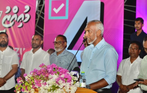 Kadhdhoo international koh, L. Atholhugai ithuru airport akaai transhipment bandhareh hadhaidheynan: Muizzu