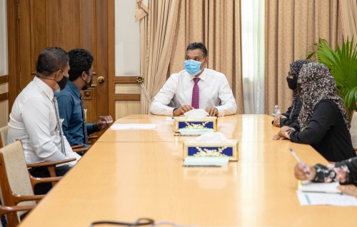 Vice President meets K. Gaafaru Council