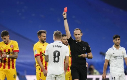 Kroos ge career ge furathama raiyy card, Girona athun Real ah point eh