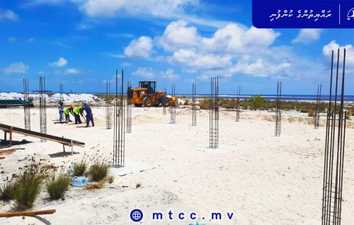 Meemu Airport ge fire building ge foundation masahkaiy fashaifi
