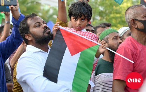 One Photo: Palestine ge haggugai Dhivehin ehvun
