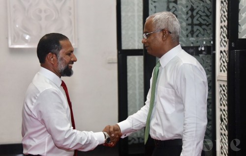Adhaalath in Raees Solih ah thaaeedhu kuran ninmaifi