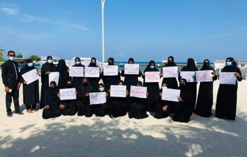 Civil Servants in black for silent protest regarding salaries