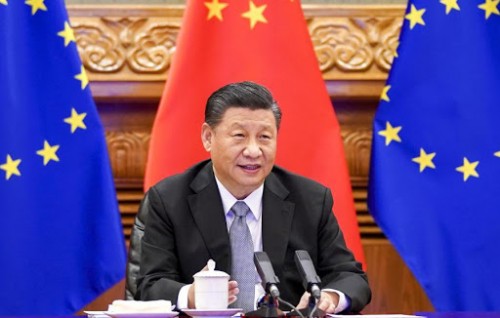 China ge Uighur muslimunnaa medhu amalu kuraa gothun EU in China ge official inn thakakah dhathi kuranee