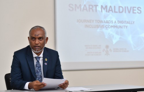 Raajje digital economy akah hedhumah bainal aguvaamee investment thakaai partnership thah muhinmu: Raees