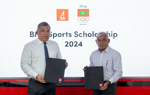 BML in anekkaa ves sports scholarship ah furusathu hulhuvaalaifi
