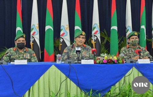 Uthuru Thilafalhuge ehhbasvumuge sababun MNDF ah varah bodu kurierumeh libigen annaane: MNDF