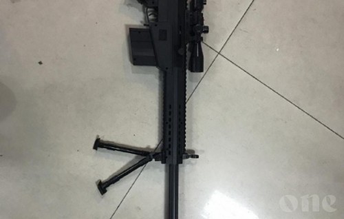 Man taken into custody with airsoft gun
