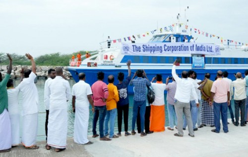 40 Aharah fahu India aai Srilanka aa dhemedhu ferry ge hidhumaiy fashaifi