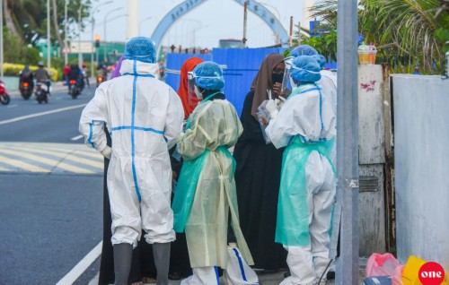 160 tested positive today, 38 from Male'