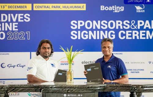 Maldives marine expo ge main sponsor akah MTCC
