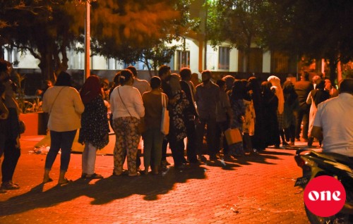 PCR test majubooru kurumun,  Male' gai bodu queue eh