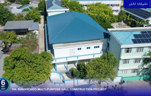 Ihavandhoo multipurpose hall ge masakkaiy nimenee