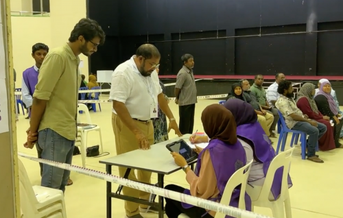 Jumhooree party ge riyaasee candidate Qasim vote lavvaifi