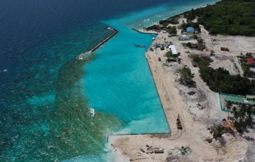 Landhoo Harbour project is well underway
