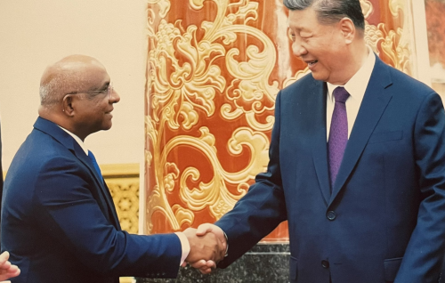 Kureege Foreign Minister Shahid, China ge Raees aa bahdhalu kuravvaifi