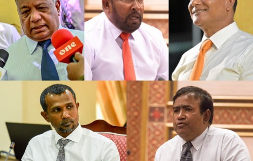 Siyaam aai Qasim aai Saleem himeney gothah Majilis jalsaa ge riyaasathu balahattavaa memberun kanda alhaifi