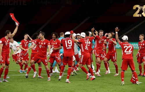 Bayern Munich 20 vana faharah German Cup hoadhaifi
