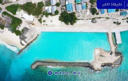 Majority of Nellaidhoo harbor completed