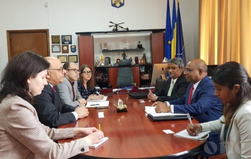Minister Shahid meet’s Romanian Secretary of State and Head of Emergency Situations