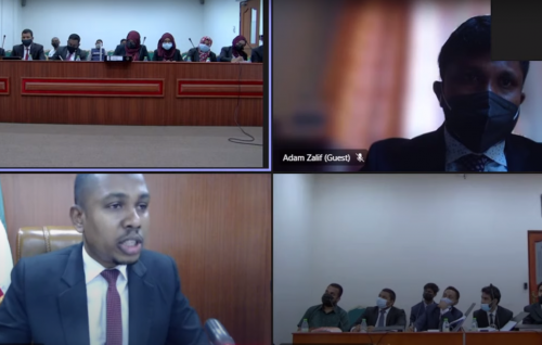 Fuggiri massalaigai Raees Yaameenah kuraa hiyaanaathuge dhauvaain Iss Gaazee thanaazulu vejje