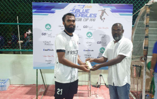 Club Blue Eagles futsal cup: Reyge match thah Vincere adhi Kof in kaamiyaabu kohffi