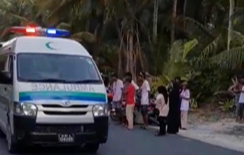 Fuvahmulakugai bulhalehgai cycle akun jehi accidentvi anhenaku ICU gai