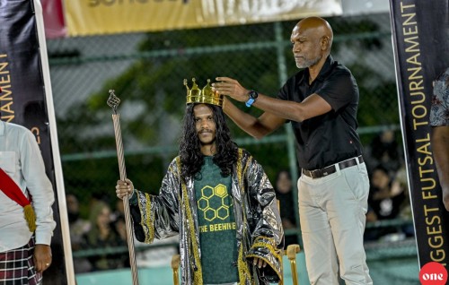 Futsal King Gabeyge hihthiri javaabuthakeh, hurihaa shukureh Thimarafuhttaai atholhuge rayyithunnah