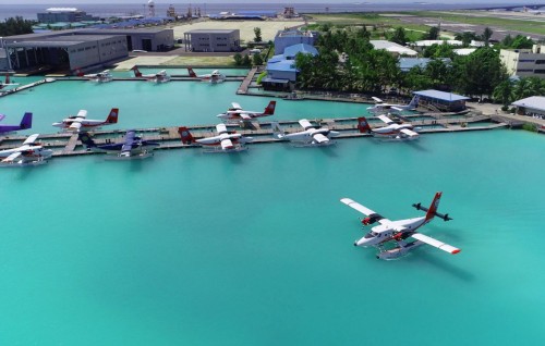 VIA ah jahssaa seaplane thah Hulhumale' mathin udhuhun huhttaalaifi