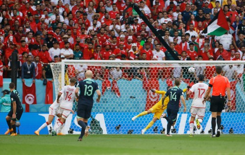 Photo: Qatar World Cup 2022: Tunisia aai Australia bahdhalu kuri match