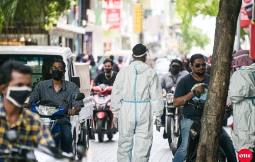 100 tested positive today, 19 from Male'