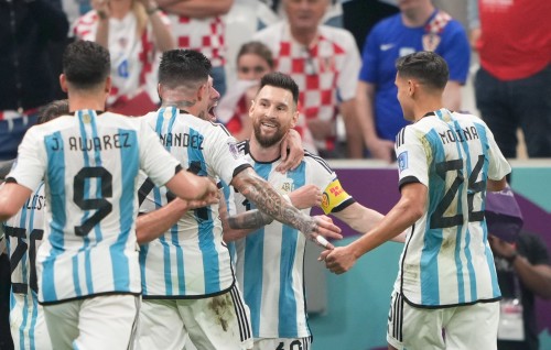 Photo: Croatia katuvaalai Argentina final ah