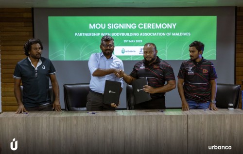 Mi aharuge Mr. Maldives ge title sponsor akah Urbanco