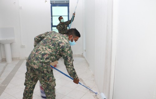 FAM building gai hadhaa flu clinic ge bodubai nimijje