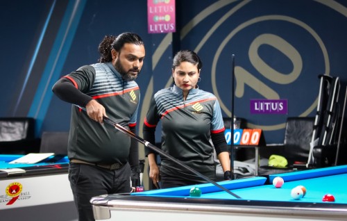 Billiard: Mix doubles champion kan Fayaz aai Dheena ah