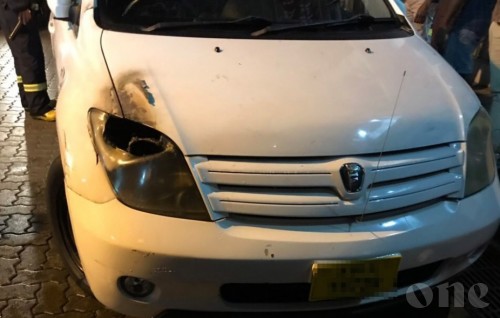 Fire started on car near Majeedhee Magu Campus