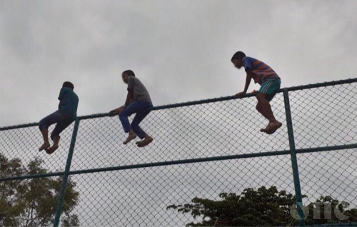 Escaped children from orphanage found near fence
