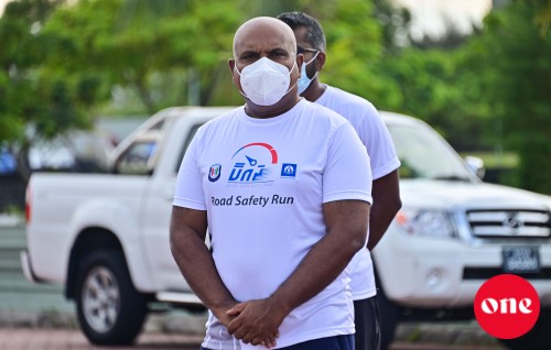 #OnePhoto: Rahkka road safety run ifthithaahu kurun