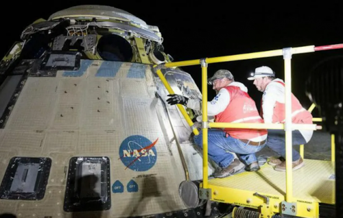 Astronauts aa nulai Boeing Starliner enburi dhuniyeah athuvejje