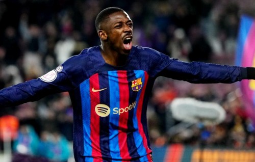 Dembele ge goal in Barca semi ah