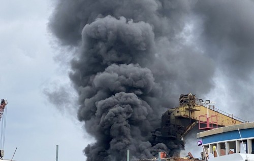 Authorities mobilized to fire at Thilafushi
